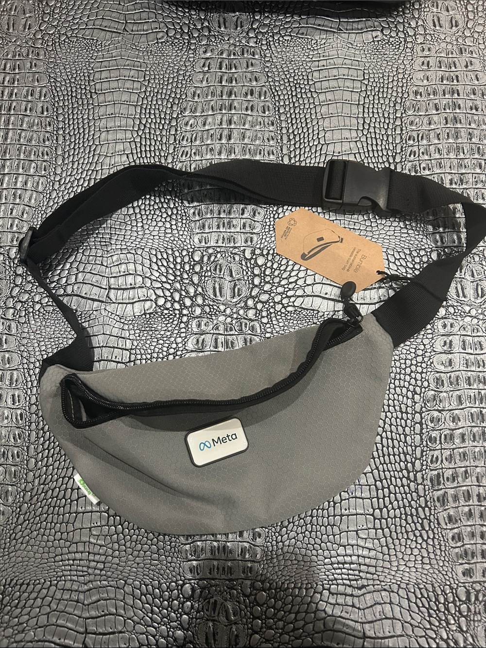 Grey Crossbody Belt Bag Fanny pack BRAND NEW